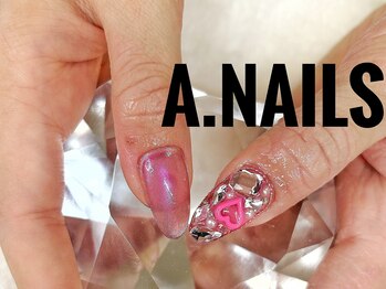 エーネイルズ 心斎橋(A.nails)/ピンク埋め尽くし