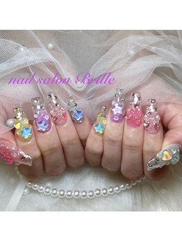 エスフィーネイルサロン ブリーユ(Esfy nailsalon Brille)/先端クリアゆめかわネイル