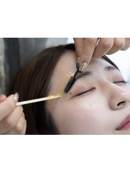 アイブロウメニューがあるサロン