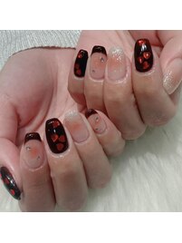 チークｘフレンチｘハート