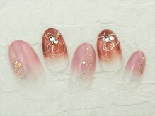 ネイルズガッシュ 蒲田東口店(NAILsGUSH)/＊べっこうフラワー＊