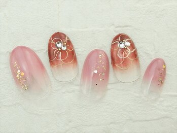 ネイルズガッシュ 蒲田東口店(NAILsGUSH)/*べっこうフラワー*