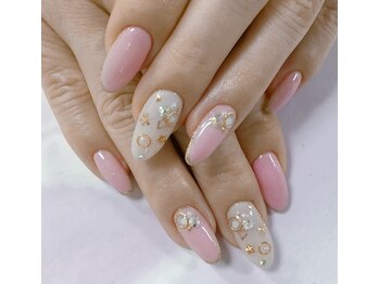 ピンクネイル ジェルネイル