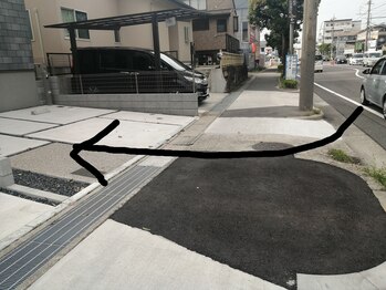 アロマボディアンドフェイシャルサロン ラ ヴィ アン ローズ/サロン駐車場