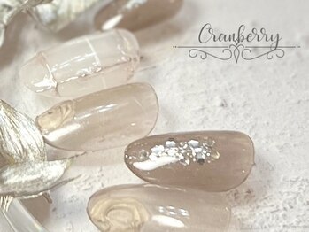 ネイルサロン クランベリー(Cranberry)/232.手肌華やぐアート4本コース