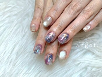 鉱石ニュアンスネイル