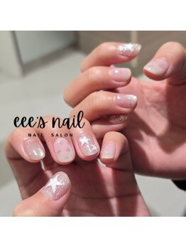イーズネイル(eee's nail)/星づくし☆10本art♪