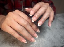 ヒミツキチ 恵比寿店(himitsukichi)/白フレンチネイル