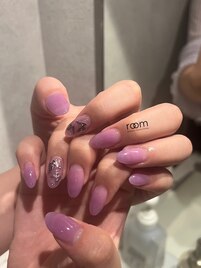 シンプルネイル×スカルプ