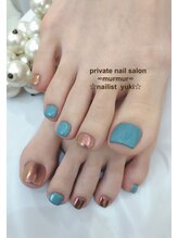プライベート ネイルサロン マーマ(murmur)/夏カラーフット