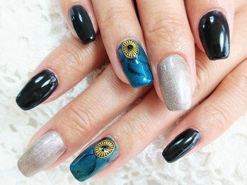 エムネイル(M Nail)/大理石風ネイル・クール