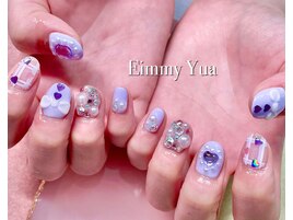 パープルガーリーハートジェル