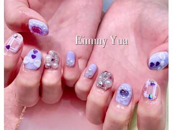 パープルガーリーハートジェル