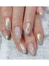 ネイルサロン ビューティーマジック 川口店/ミラーフレンチネイル