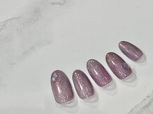 ラグウナ(Laguna)/パープルのミラーネイル