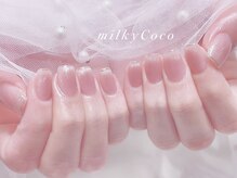 ミルキーココ(milky Coco)の雰囲気（ピンク. ベージュにこだわりを持つサロンとなっております）