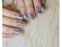 アンスール(unseul)/キラキラチークネイル