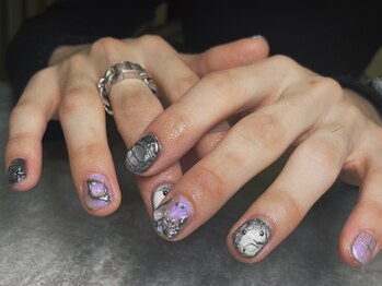 オムネイル 渋谷(HOMME NAIL)/持ち込みデザイン ¥9.000