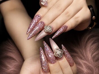 ハッピーネイル 大国町(HAPPI NAIL)の写真/10本やり放題が驚きのコスパ！アートもパーツも乗せ放題で、わがままトレンドネイルを満喫♪