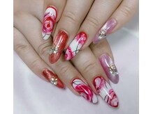 ネイルサロン ビューティーマジック 川口店/バラネイル ジェルネイル