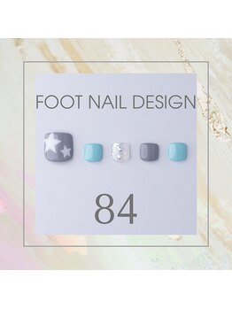 はあとねいる 東武宇都宮駅前店/Foot nail design 84