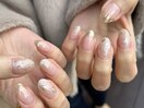 ゴールドニュアンスネイル