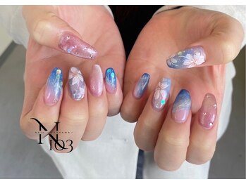 イチマルサン(N゜103)/#フラワーネイル