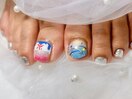 かき氷ネイル