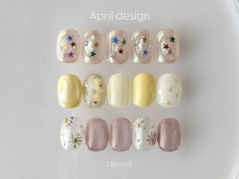 リリア ネイルサロン(Lilia Nail Salon)/April design