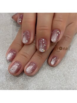リネイル(Re nail)の写真/上品かつシンプルなネイルを楽しみたいOLやママさんに★ご新規様オフ無料！300種以上のカラーサンプルも◎