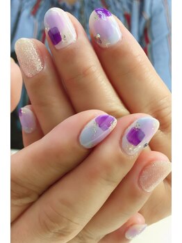 ネイルサロン ティアラリュクス 市川北口店(Tiara Luxe)/紫陽花カラー