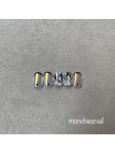 モンチーズ ネイル(Monchies Nail)/シンプルでも華やかに