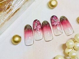 フラワーグラデーション