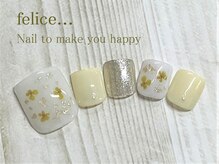 ネイルサロン フェリーチェ(felice)/【定額フットネイル】¥8500