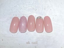 ユーケーネイル(uk nail)/シンプルアート6000円