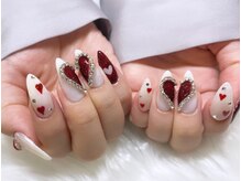 ネイルキュート アンド クールラッシュ 亀有店(nailcute & CoolLash)/ハートネイル