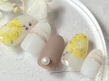 ネイルサロン クランベリー(Cranberry)/233.手肌華やぐアート4本コース