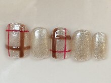 カラ ネイル 中津店(calla nail)/ラメラメチェック！