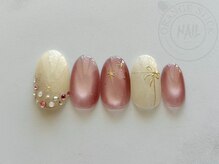 オレンジスティック/プレゼント　リボン　ビジュー