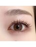 【マツエク＋眉毛】フラットラッシュ120本まで＋美眉毛アイブロウWAX