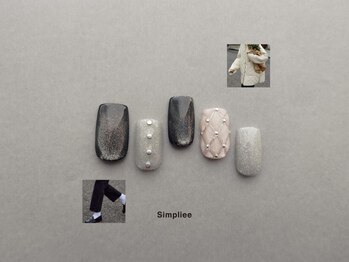 シンプリー ネイルアンドアイラッシュ 祖師谷大蔵店(Simpliee Nail&Eyelash)/【2月】マンスリーデザイン