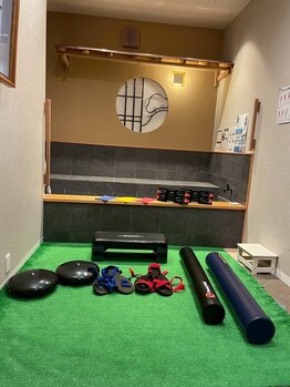 浜松整体 理学ゼーション 富塚店/体を動かせる場所もあります。