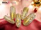 ネイリックス アヴェニール(NAILX avenir)の写真/<newデザイン追加>冬ネイル×美肌見えカラーでワンランク上の指先へ!繊細なアートで周りと差をつける★