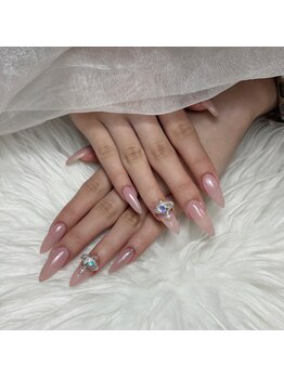 ユジャスタイル(Yooja style)/ちゅるんピンクネイル