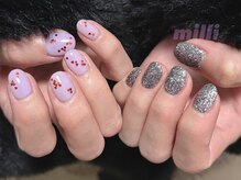 ミリネイルズ(milli nails)/ブラックピンク