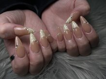 【スカルプ・長さだし特化】nailstudio LOGI -フィルイン/長さだし/スカルプ-/バターイエローフレンチ