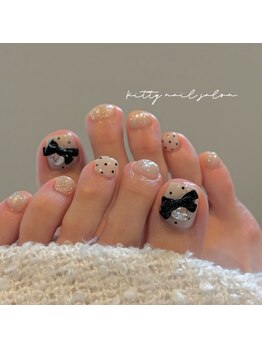 キティネイルサロン(KITTY NAIL SALON)の写真/夏フットネイルが人気！マグネットネイル可愛いと話題。持ち込みデザインも対応可◎