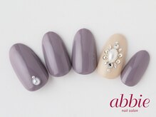ネイルサロンアビー 北千住店(abbie)/ブローチネイル　￥9757