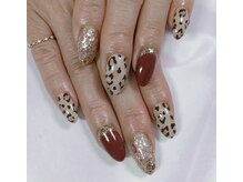 ネイルサロン ビューティーマジック 川口店/レオパードネイル ジェルネイル
