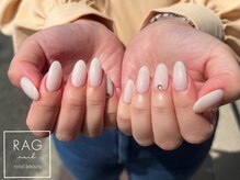 ラグ ネイル(RAG nail)/ワンカラー/ホワイト